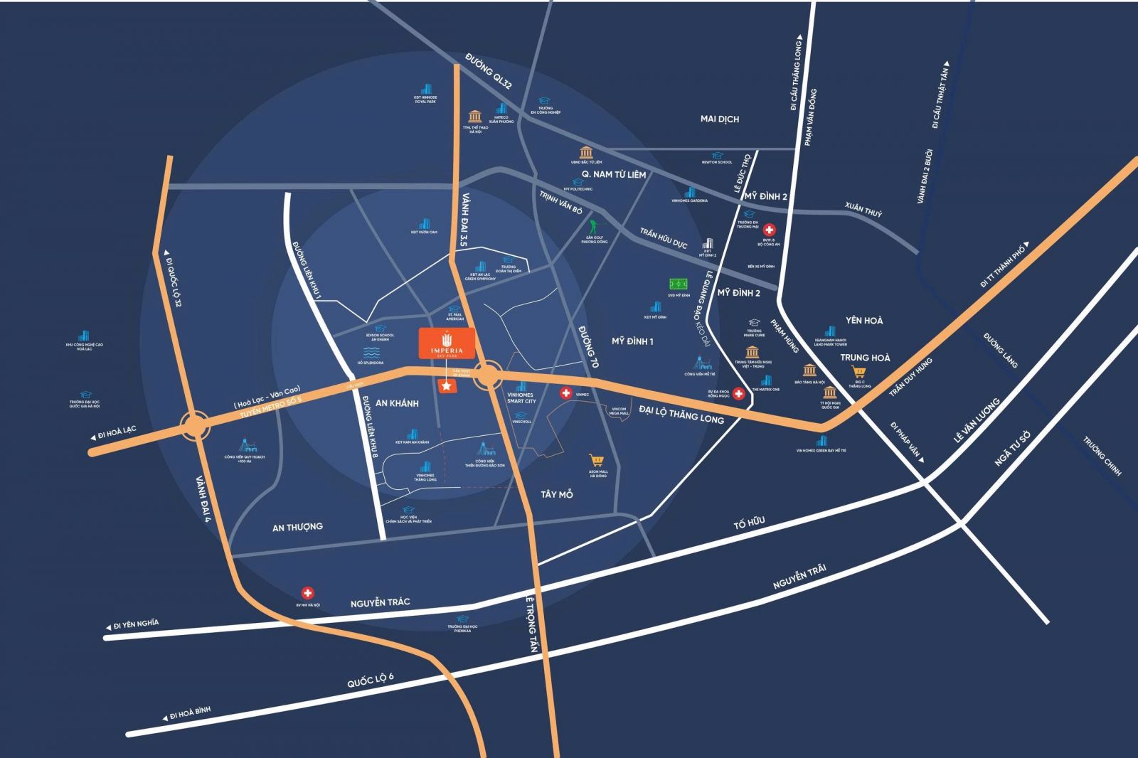 VỊ TRÍ CHUNG CƯ IMPERIA SKY PARK